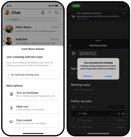 Screenshot of the mobile experience.