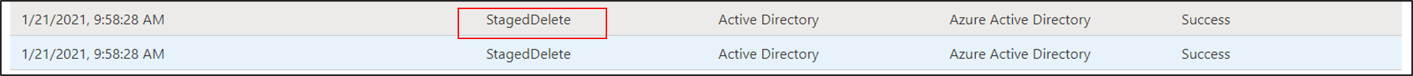 Provisioning logs