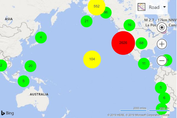 Bing Maps clustering