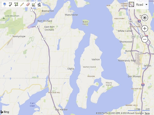 Bing Maps drawing tools