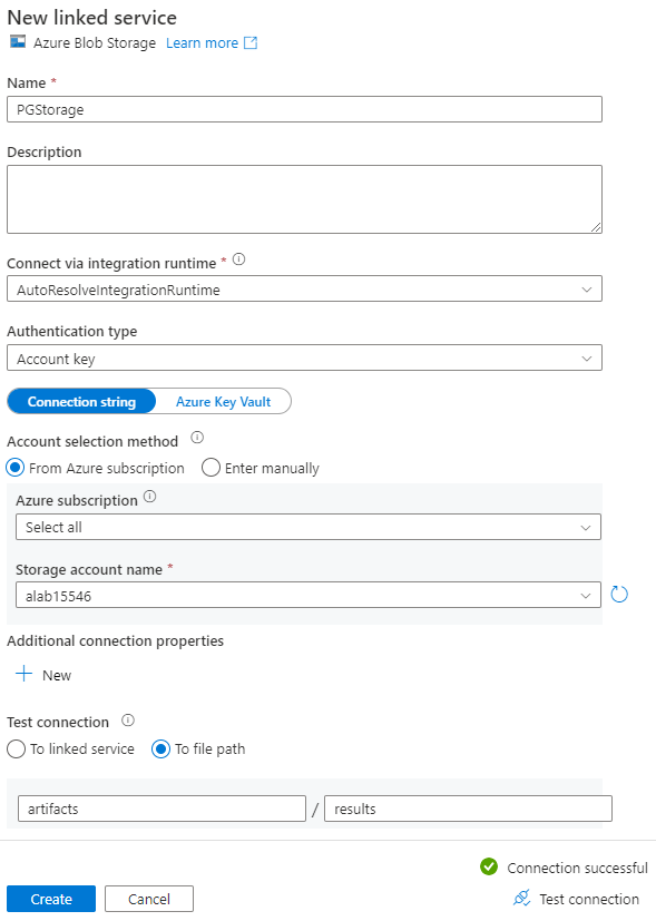 Screenshot that shows configuring Source in Azure Data Factory.