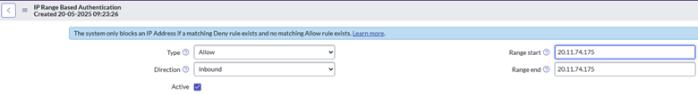 Image of IP range based authentication