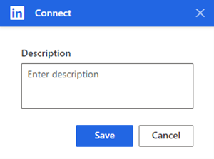 Screenshot of Connect activity selected.