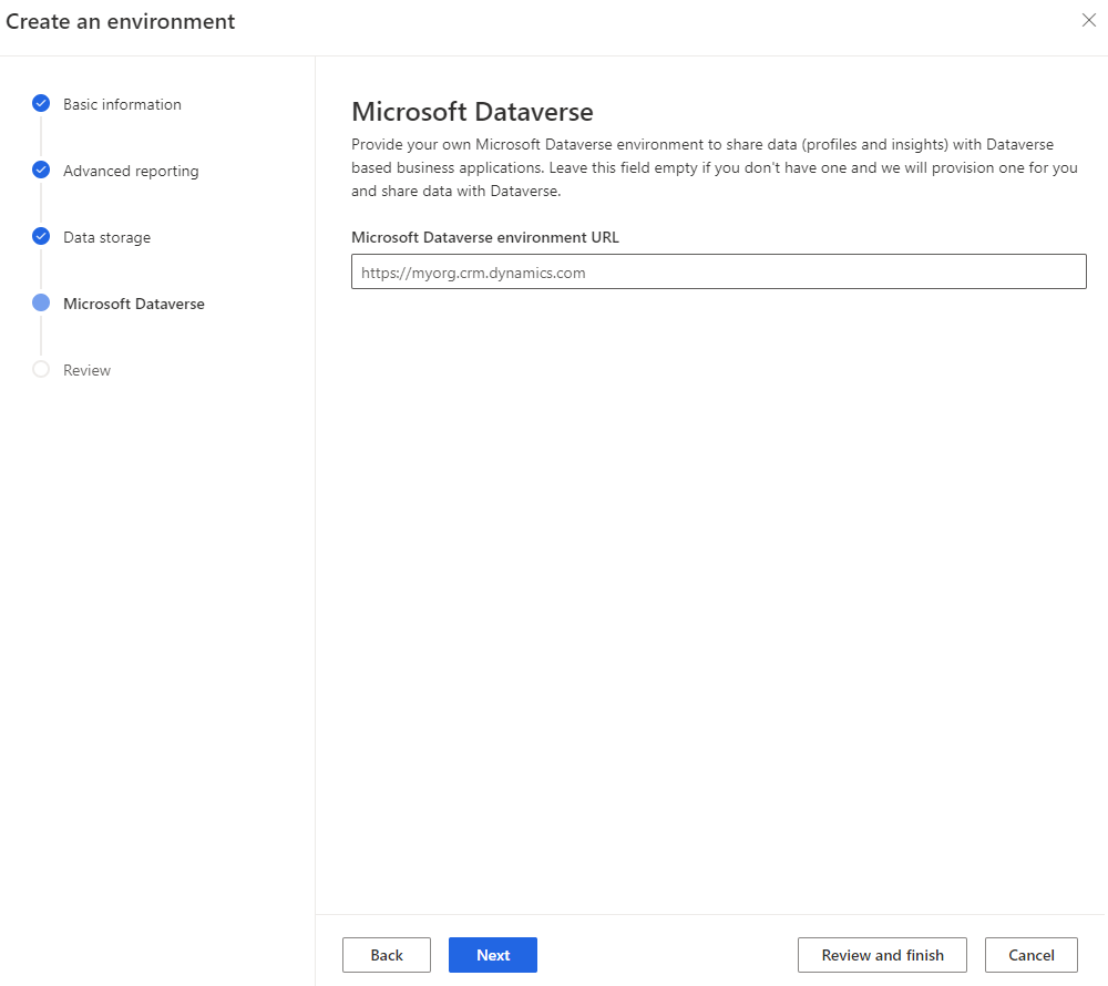 data sharing with Microsoft Dataverse autoenabled for new environments.