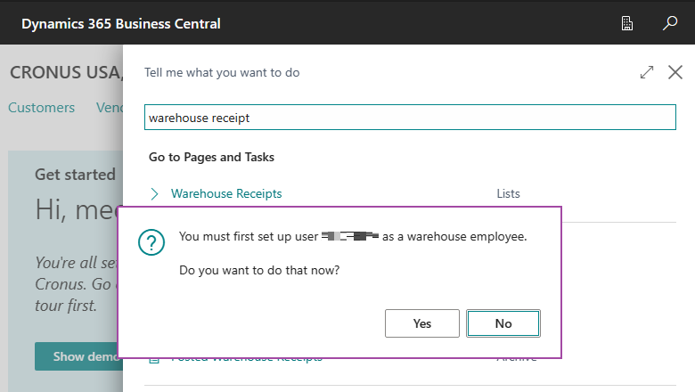 Missing warehouse employee record