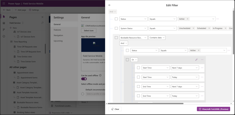 Mobile Offline Profile, custom filter with ability to edit FetchXML. Mobile Offline Profile, custom filter with ability to edit FetchXML.