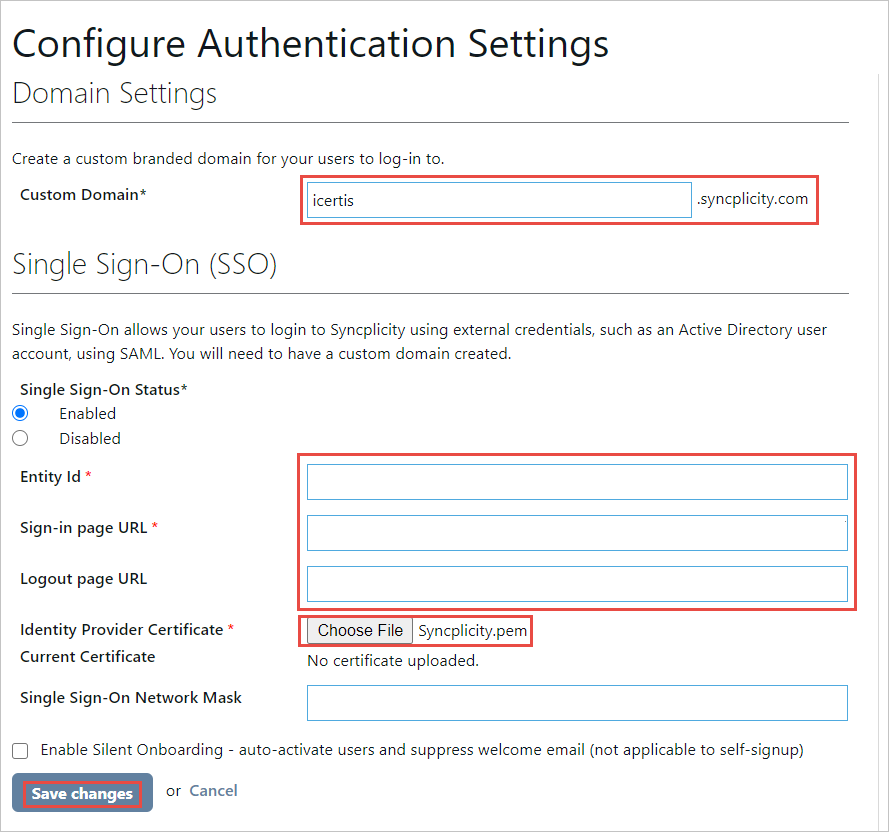 Single Sign-On (SSO)