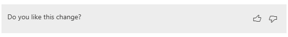 A screenshot of Thumbs-up or Thumbs-down.