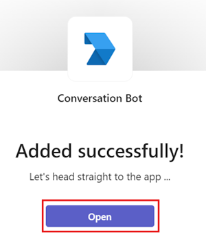 The screenshot of scope selection dialog with Open option highlighted.