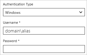 Screenshot of the popup showing how to connect using on-premises data gateway.