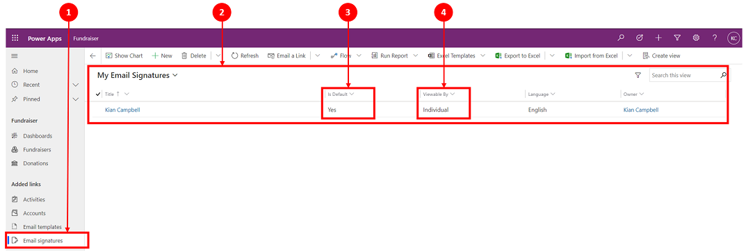 Manage email signature lists Manage email signature lists.