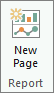 Screenshot showing the New page menu item.