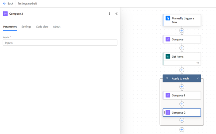 Selecting 'Recover' loads the unsaved version of the flow, replacing the saved version of the flow.