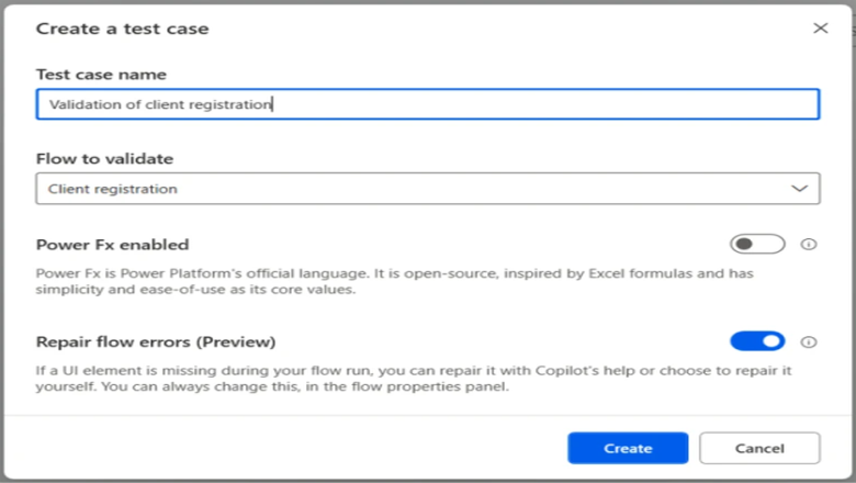 Creating a test case to validate the expected results of a desktop flow Creating a test case to validate the expected results of a desktop flow