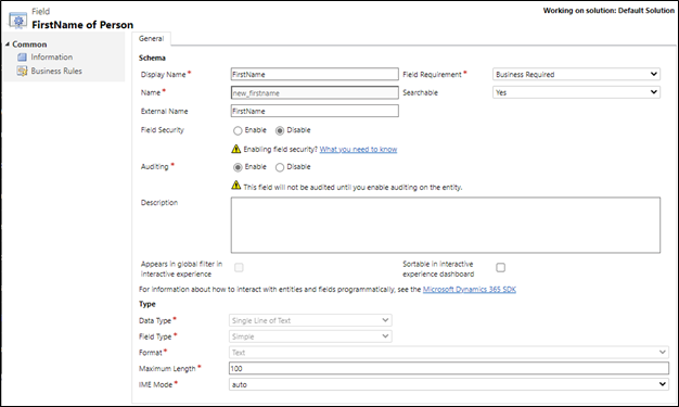 Create age column for person.