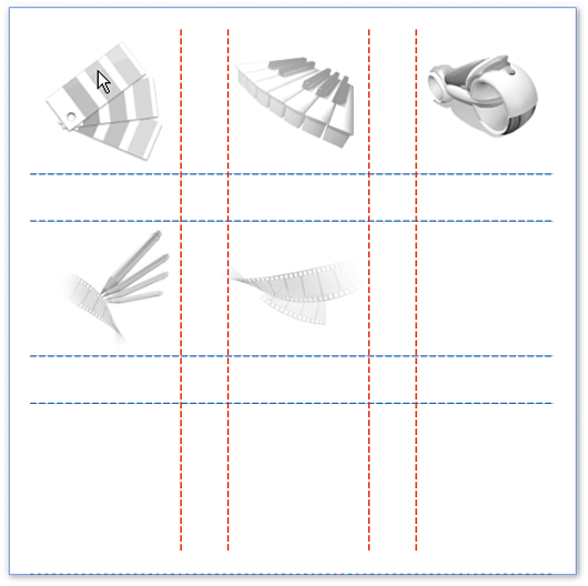 UniformGrid layout panel