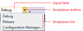 Drop-down redline