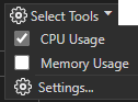 DiagToolsSelectTool Screenshot that shows Diagnostics Tools.