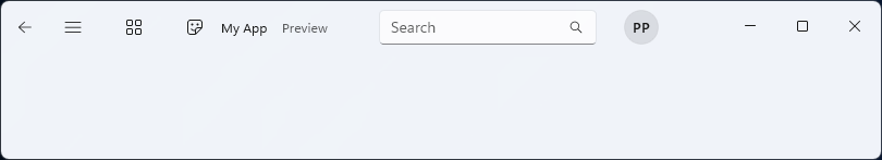 A title bar control.