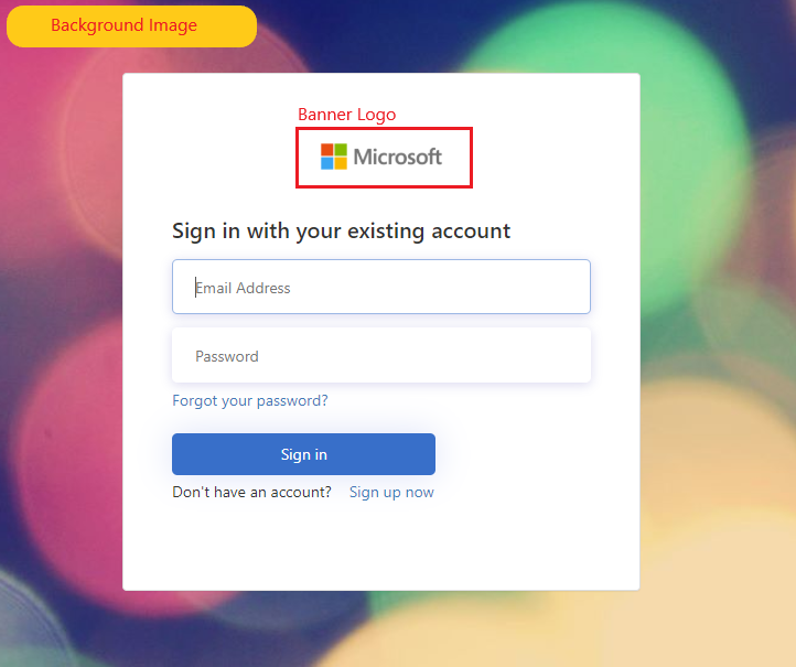 Pagina di iscrizione/accesso con marchio gestita da Azure AD B2C
