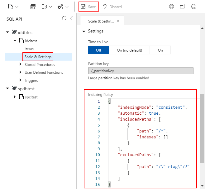 Gestire l'indicizzazione usando il portale di Azure