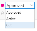 Menu approvato