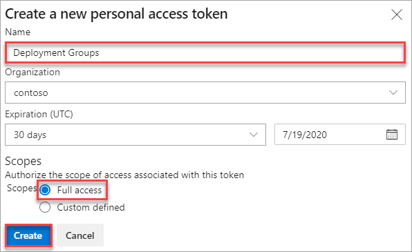 Creazione di un token di accesso personale