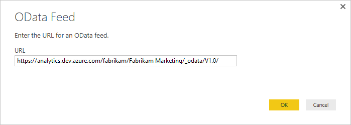 URL feed OData