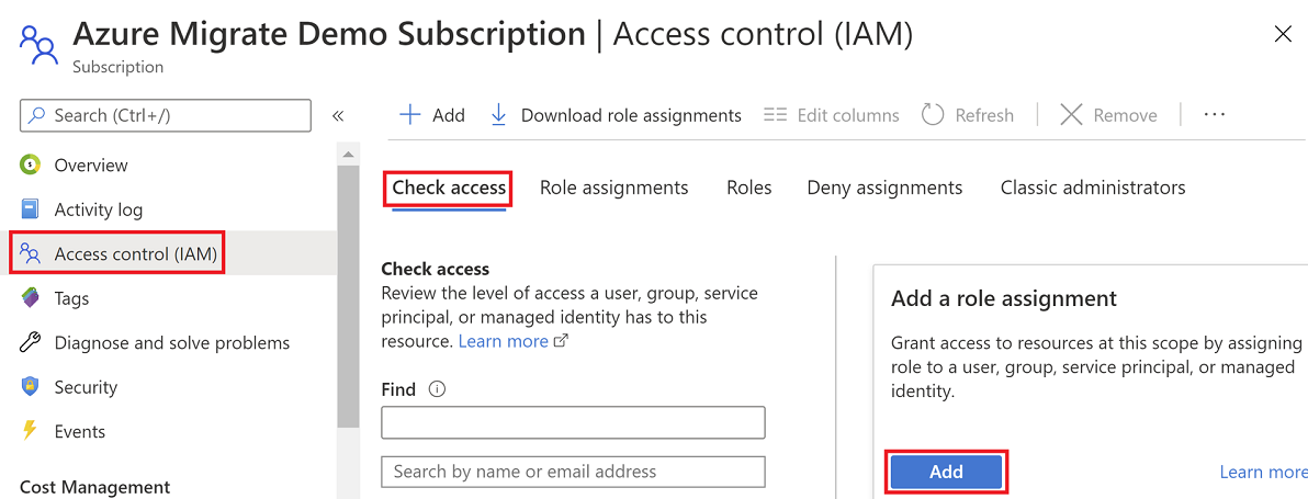 Screenshot che mostra la ricerca di un account utente per controllare l'accesso e assegnare un ruolo.
