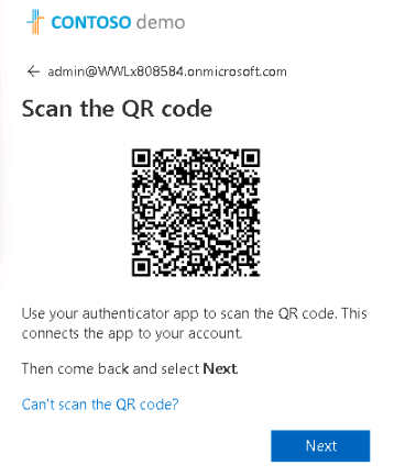 Scansiona il codice QR