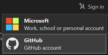 Screenshot che mostra la scheda del profilo in Visual Studio.