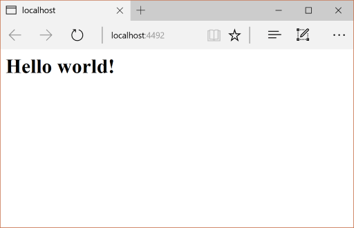 Веб-приложение открыто в Microsoft Edge
