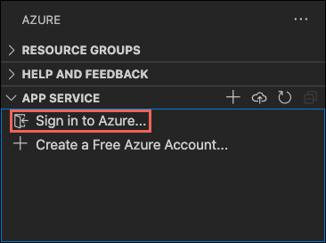 Экранная часть параметра входа в Azure.