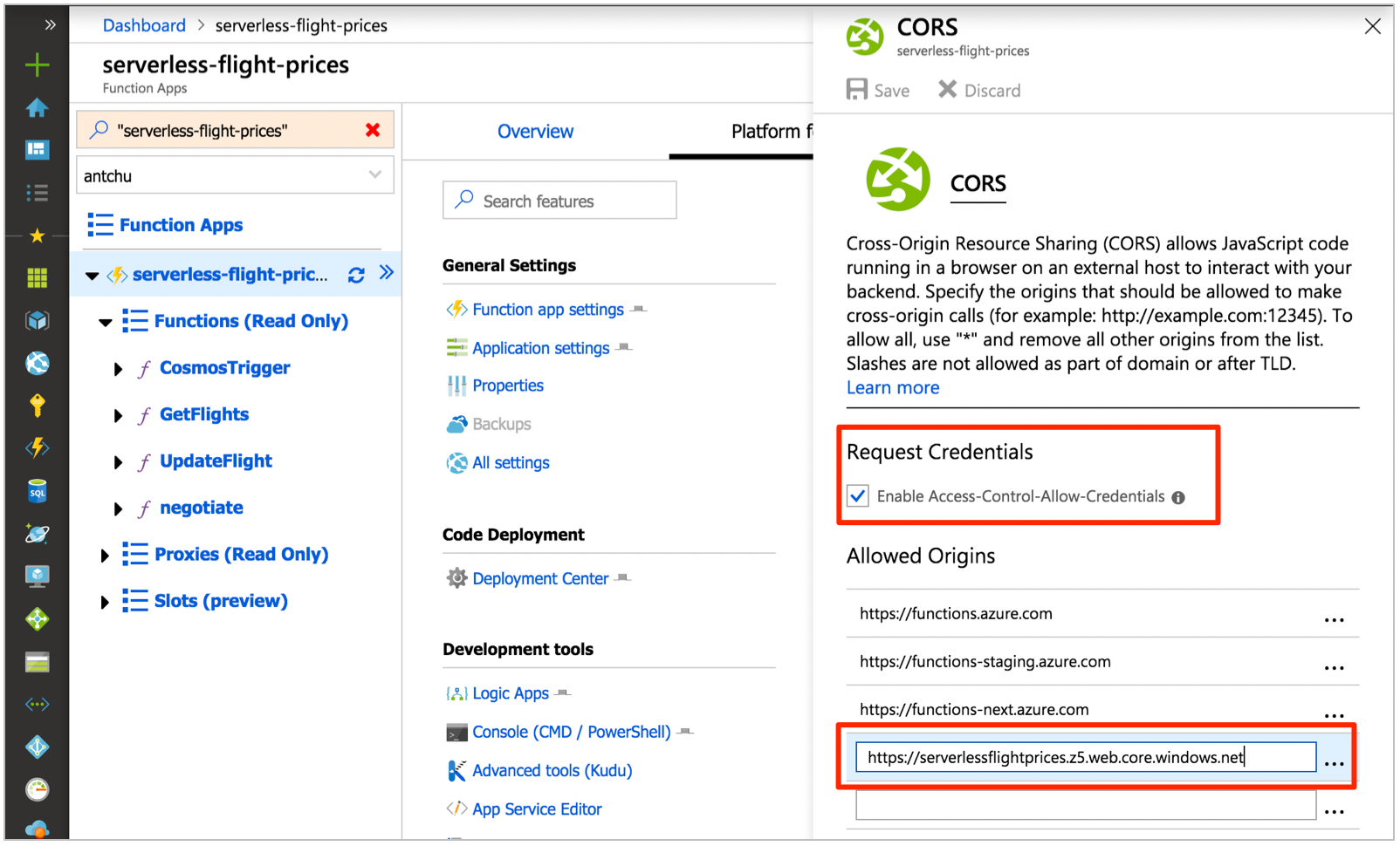 Конфигурация&nbsp;CORS