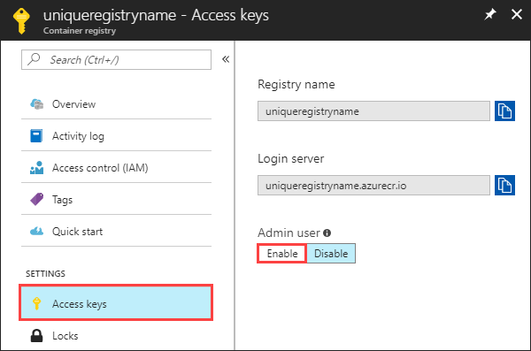 Включение пользовательского интерфейса администратора на портале Azure
