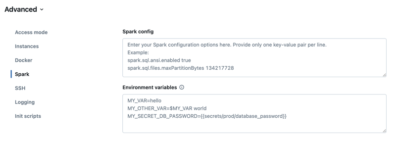 Конфигурация Spark