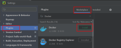 Снимок экрана, показывающий, как добавить плагины в PyCharm.