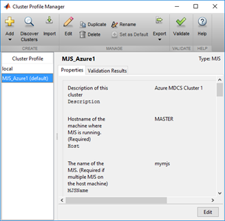 Диспетчер профилей кластера