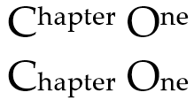 Текст с использованием верхних и нижних индексов OpenType