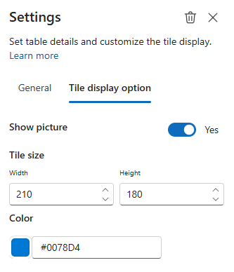 Снимок экрана: вкладка режима отображения 