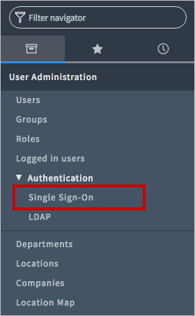 Снимок экрана приложения ServiceNow Express, с выделенным номером Sign-On