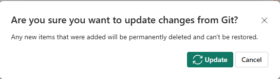 Снимок экрана: диалоговое окно подтверждения.