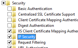 Снимок экрана, на котором показан выбор i P Security для Windows 8.