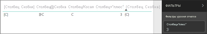 Снимок экрана — визуализация таблицы специальных символов для Unicode.