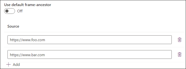 Установка пользовательских директив CSP