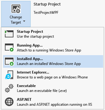 PDHUB_ChooseAnalysisTarget Choose diagnostic tools analysis target