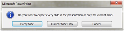 Снимок экрана: каждый параметр слайда в диалоговом окне PowerPoint.