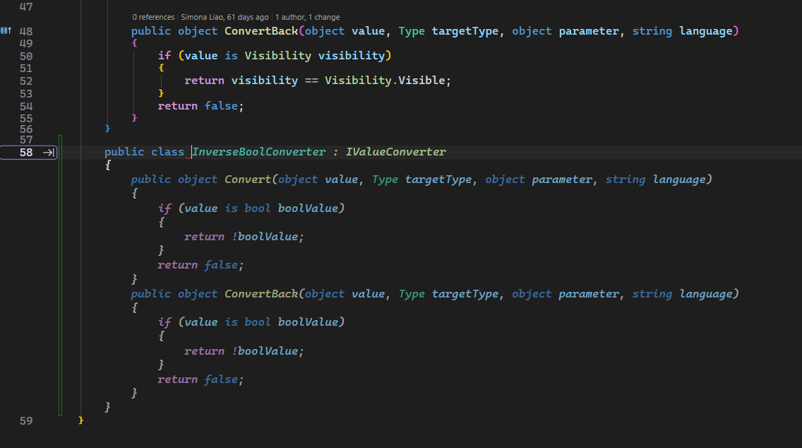 Снимок экрана: цветные завершения кода с выделением синтаксиса, отображение различных цветов для ключевых слов, типов, переменных и строк.