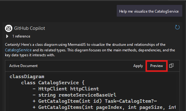 Синтаксис диаграммы русалки, созданный Copilot Chat