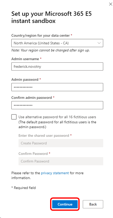 Настройка песочницы разработчика Microsoft 365